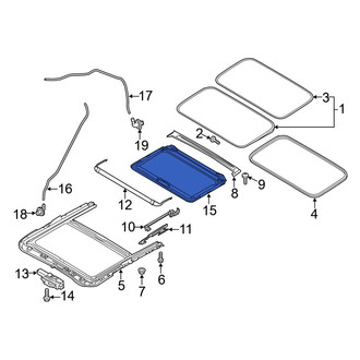 Mazda OE - Sunroof Cover