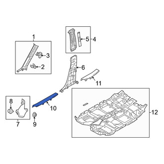 Mazda OE - Front Left Door Sill Plate
