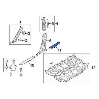 Mazda OE - Rear Left Door Sill Plate