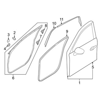 Mazda OE - Front Door - Door & Components