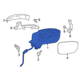 Mazda OE - Front Left Door Mirror