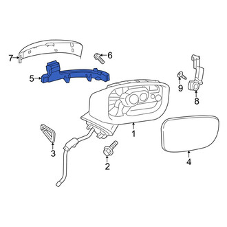 Mazda OE - Center Left Turn Signal Light Assembly