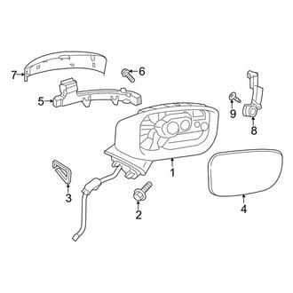Mazda OE - Front Door - Outside Mirrors
