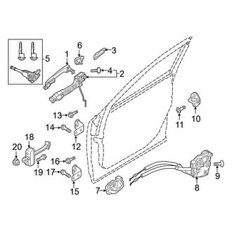 Mazda OE - Front Door - Lock & Hardware