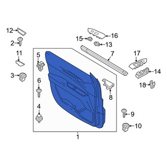 Mazda OE - Front Left Outer Door Outer Panel