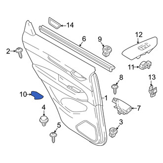 Mazda OE - Right Interior Door Handle Screw Cap