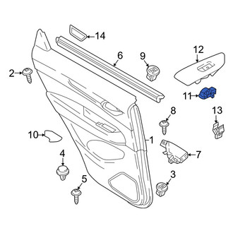 Mazda OE - Front Right Door Window Switch