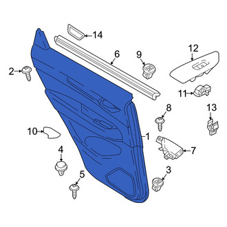 Mazda OE - Rear Right Outer Door Outer Panel