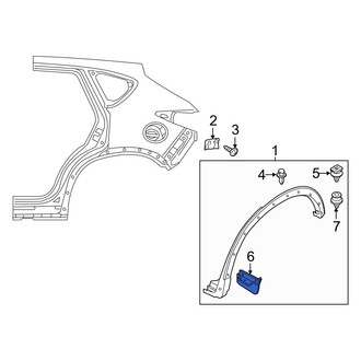 Mazda OE - Rear Left Mud Flap