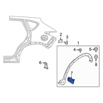 Mazda OE - Rear Left Mud Flap
