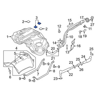 Mazda OE - Fuel Tank Insulator