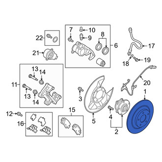 Mazda OE - Rear Disc Brake Rotor