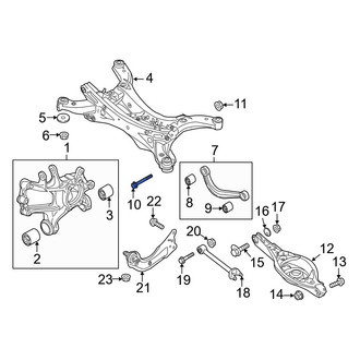 Mazda OE - Lower Differential Mount Bolt