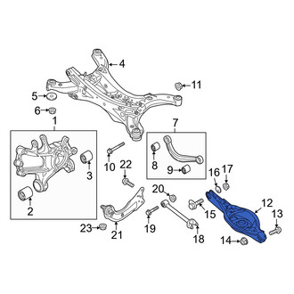 Mazda OE - Rear Left Lower Rearward Suspension Control Arm