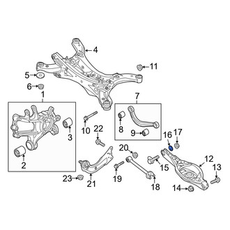 Mazda OE - Rear Alignment Camber Adjusting Eccentric