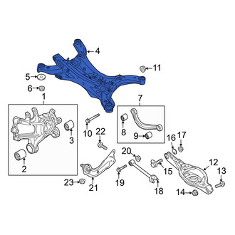 Mazda OE - Rear Suspension Subframe Crossmember