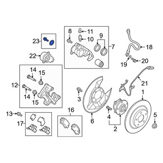 Mazda OE - Parking Brake Actuator Seal Kit