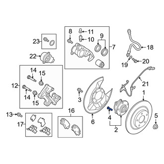 Mazda OE - Rear Wheel Lug Stud