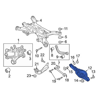 Mazda OE - Rear Right Lower Rearward Suspension Control Arm