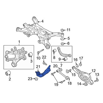 Mazda OE - Rear Right Suspension Trailing Arm