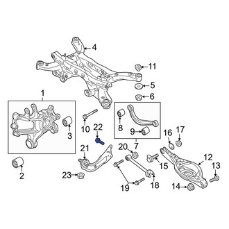 Mazda OE - Suspension Trailing Arm Bolt