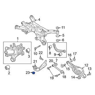 Mazda OE - Suspension Trailing Arm Nut