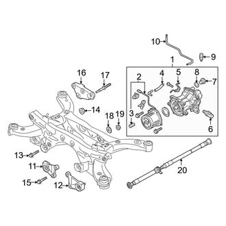 Mazda OE - Rear Suspension - Axle & Differential (AWD)