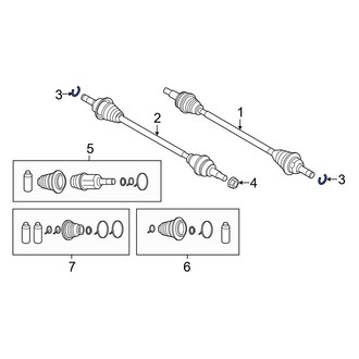 Mazda OE - CV Axle Shaft C-Clip