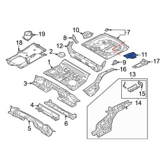 Mazda OE - Rear Left Floor Extension