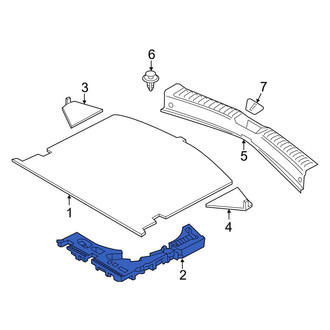 Mazda OE - Rear Left Spare Tire Compartment
