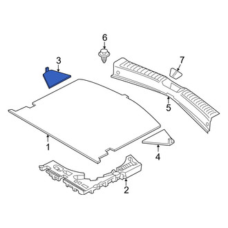 Mazda OE - Rear Right Trunk Trim Panel