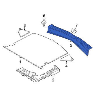 Mazda OE - Rear Liftgate Trim Scuff Plate