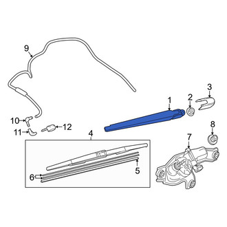 Mazda OE - Rear Wiper Arm