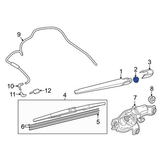Mazda OE - Wiper Arm Nut