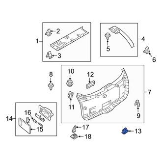 Mazda OE - Rear Liftgate Pull Handle