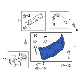Mazda OE - Rear Lower Liftgate Trim