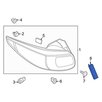 Mazda OE - Rear Right Tail Light Access Cover