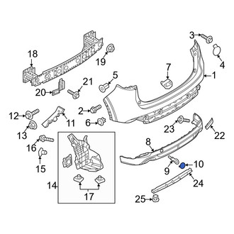 Mazda OE - Rear Tow Eye Cap