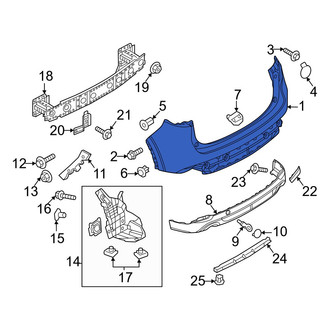 Mazda OE - Front Lower Bumper Cover