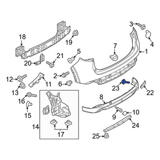 Mazda OE - Grille Emblem Screw