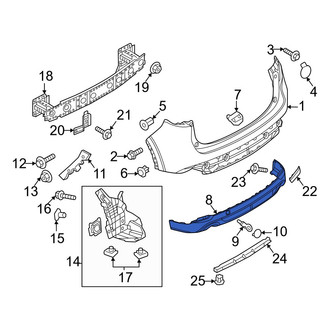 Mazda OE - Front Lower Bumper Cover