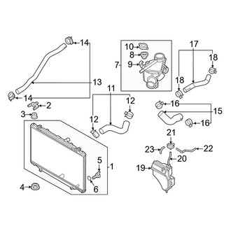 Mazda OE - Engine Coolant Filler Neck