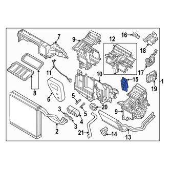 Mazda OE - HVAC Unit Case Cover
