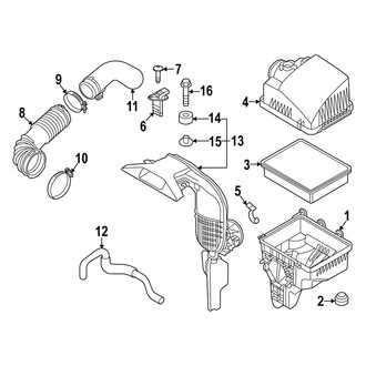 Mazda OE - Engine / Transaxle - Air Intake (2.2L)