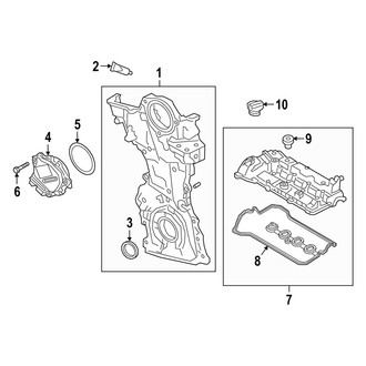 Mazda OE - Engine / Transaxle - Valve & Timing Covers
