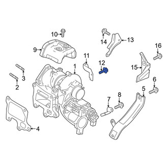 Mazda OE - Inner Turbocharger Coolant Line Bolt