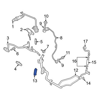 Mazda OE - Upper Turbocharger Coolant Line Gasket