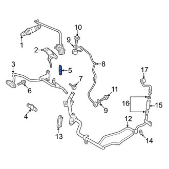 Mazda OE - Inner Turbocharger Coolant Line Gasket