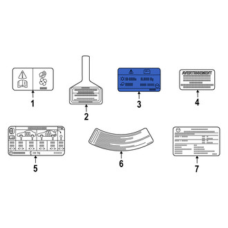 Mazda OE - A/C System Information Label