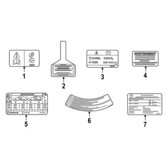 Mazda OE - Information Labels - Labels